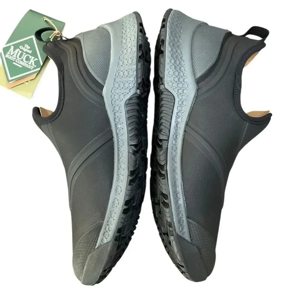 Muck Boot Company Women's Outscape Low Slip-On Shoes Black/Grey Size US 9 NEW
